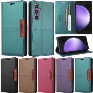 Luxury case For Samsung Galaxy A55 5G A35 A54 A34 A15 A14 A05S A06 A16 A25 5G A52 A72 A33 A53 A73 Retro Book Magnetic Wallet Soft Leather Card Flip Skin Stand Protect Cover