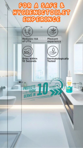 Toilet Seat Sanitizer Spray- Travel Size 60ml English Pear