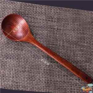 Jiaxun | Extended Handle Nonstick Suitable Wooden Cooking Spoon