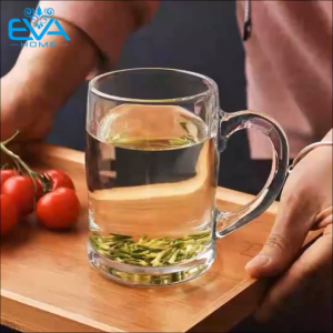 Bộ 6 Ly Quai Thuỷ Tinh Kiểu Pháp  Dùng Uống Bia Dung Tích 360ml / Cốc Thuỷ Tinh Có Quai Cầm Beer Mug QB6028-360