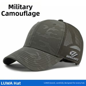 LUWA | Men Sun Protection Camo Hard Top Ventilated Baseball Hat