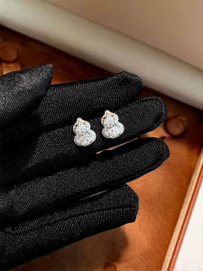 Flashy Gourd Shaped Earrings for Women Commute Friendly Luxury Fashion Jewelry Alluring All Rounder Attract Wealth