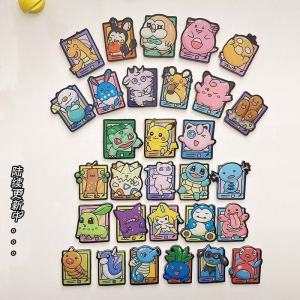 Bandai | Nam Châm Tủ Lạnh Pokémon Dễ Thương Mơ Mộng Sticker Trang Trí Acrylic Dành Cho Người Sưu Tầm Ý Tưởng Quà Tặng Phụ Kiện Anime Dành Cho Bạn Bè
