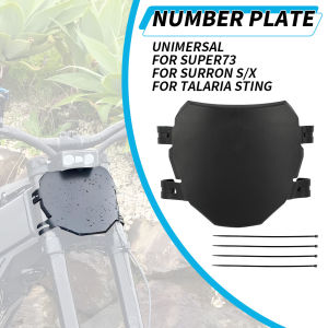 Front License Number Plate For Sur-Ron S X Light Bee Motorcycle Registration Plates For Talaria Super 73 Motorbike Electric Dirt