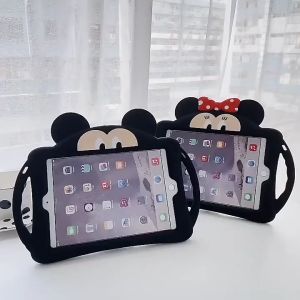 Softcase Advan Tab VX Lite 10.4 Inch 2023 Karakter Kartun Mickey Lucu Case Anak Dewasa Cute Pelindung Tablet Anti Air Grip Hitam Pink Biru Blue Black