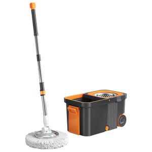 Patented Rotating Mop Floor Cleaning Tool Double Drive Automatic Dewatering Lazy Home Use Mop Water Stain Flat Drainage