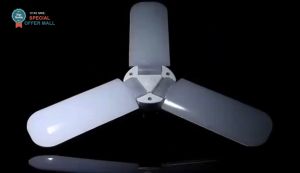 【Foldable Fan Blade Design】18W/28W LED Bulbs Three/Four Leaf Lamp MINI Lights