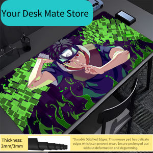 Bandai | Mouse Pad Gamer PC Computer HD Print Desk mat Keyboard Anime Gaming Naruto Shisui Uchiha Edge White Accessories Mousepad Carpet