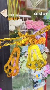 Hiasan Natal Garland Pohon Natal Cemara / Garland Tarik Merry Christmas Ornamen Pohon / Hiasan Rumbai Ornamen Pohon Natal