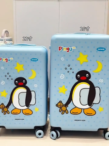 VANWALK Pingu High-Appearance Travel 22inch26inch Silent Universal Wheel Combination Lock Luggage Trolley Case Gift