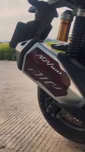 Muffler Knalpot ADV 160 Carbon Variasi Honda ADV Pelindung Versi 2