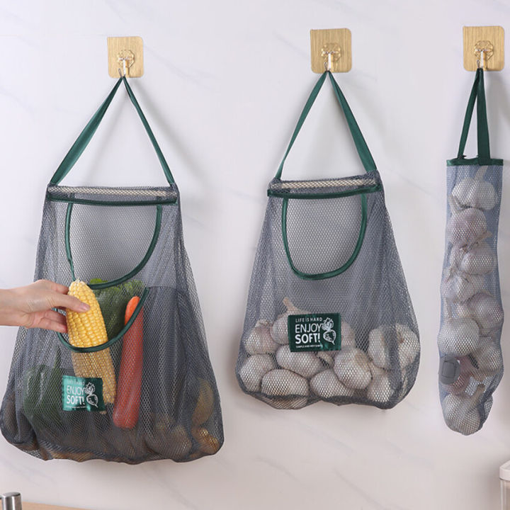 Treo Bếp Tái Sử Dụng Túi Lưới Home Bảo Quản Rau Quả Túi Lưới Cho Gừng ...