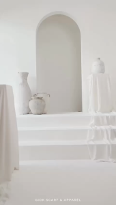 Atheeya Dress By Giok Bahan Gabriel Printing Mix Miyaki Gaun Premium Cantik Murah