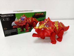 expedition triceratops (battery operated) 3338