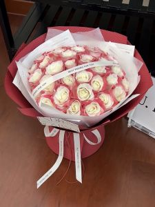 Retro Red Eternal Flower Bouquet Gift Rose Soap Flower for Women Men Best Friends High-End Birthday Present Creative Soap Flowers