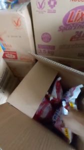 Nước giặt Lix siêu sạch 2.4Kg /túi Hương Hoa Anh Đào - Tẩy Sạch Vết Bẩn Cực Mạnh