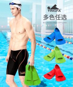 Adult Training Flippers Professional Team Swimming Equipment Short Foot Fins Duck Web Snorkeling Frog Shoes Yingfa Brand