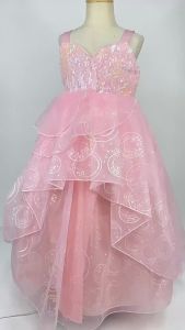 Pink Good Witch Costume Girls Birthday Dress Luxury Kids Halloween Glinda Cosplay Costumes