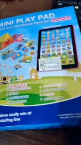 MAINAN MINI PLAY PAD 2 BAHASA INDO - ENG / MAINAN EDUKASI ANAK