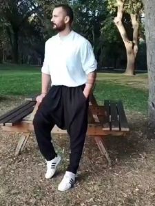 KUKABILAL CELANA PANJANG BALON LINEN PRIA KOREA STYLE