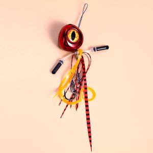1PC Kabura Slider Jig Lure – Natural Curl Silicone Streamer Multi-Weight (40-200g) Enhanced Action for Saltwater Bottom Fishing