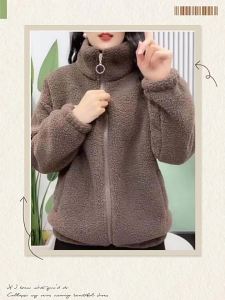 Warm Fleece Lined Thickened Jacket Outwear 1pc