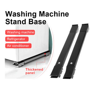 2 PCS Washing Machine Stand Base Adjustable Refrigerator Stand Roller base Pedestal base furniture stand bracket Fridge Stand