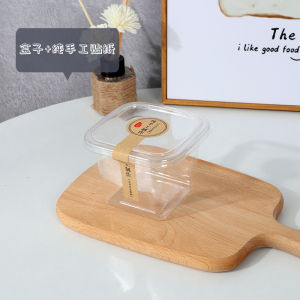 กล่องมินิเวสต์พอยท์แบบใสสําหรับการอบและบรรจุภัณฑ์ขนมหวาน แบรนด์ Minghui เหมาะสําหรับเค้ก โยเกิร์ต สลัดผลไม้ และอื่นๆ