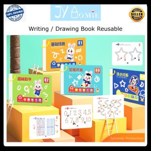 Writing Book Reusable Writing Book Early Learning Writing Book For Kids Buku Tulis Buku Latihan Buku Kanak Kanak