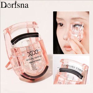 Dorisna Mini Eyelash Curler Professional Eyelash Curling Clip Beauty Cosmetic Makeup Tools with 2 Rubber Pad