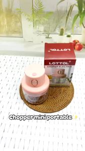 Blender Portable Elektrik Tanpa Kabel Mini Choper Penghalus Bumbu Dapur Serbaguna