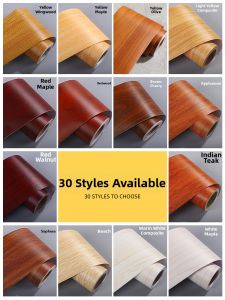 XIANXIANWUFANG | Wood-Grain Door Frame Decorative Tape Repair Sticker