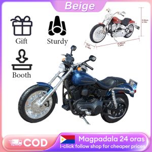 Beige Maisto 1:12 Harley Davidson Die-Cast Motorcycle Models More Ideal Collectible Toys