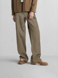 Semir | Quần Dài Phong Cách Công Sở Lỏng Thẳng Đùi Camo Nam