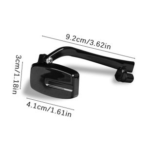 【Bike Bicycle Cycling Riding Glasses Rear View Mirror 360 Rearview Adjustment Rear View Eyeglass Mount Helmet】