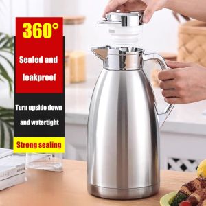 304 Stainless Steel Double-Layer Thermos Pot Insulated Vacuum Hot Water Boiler Large Capacity Hot Water Bottle