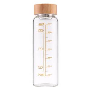 แก้วบอโรซิลิกอนสูงแก้วน้ำมีสเกลความจุสูงสำหรับนักเรียนชงชาทนความร้อนสูงสำหรับผู้หญิงมีมูลค่าสูงพกพาสะดวกป้องกันการระเบิด