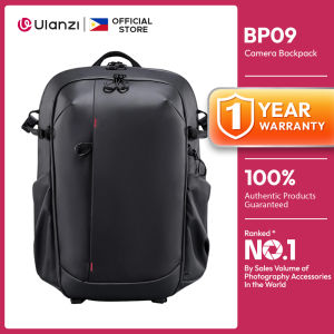 Ulanzi BP09 Traker 22L Camera Backpack with Anti-theft Buckle Concealed Pocket for Apple AirTag Quick Side Access Tripod Holder Laptop Compartment Large Capacity Storage Bag for Sony Fujifilm Canon Nikon Lens Speedlite Battery
