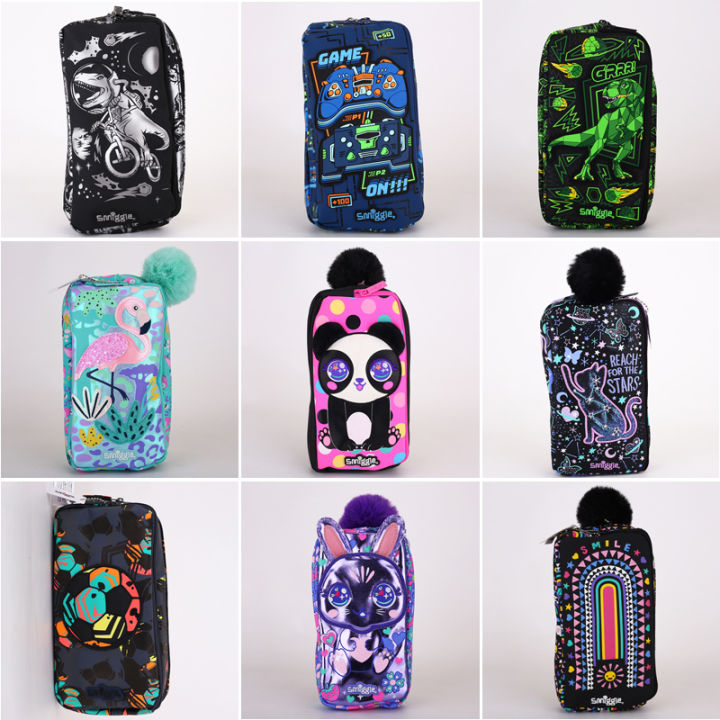 Australia Pencil Case Smiggle Primary School Student Double Zipper