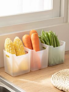 MRUN | Refrigerator Door Storage Organizer Refrigerator Side Storage Box Food Grade
