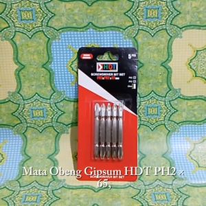 Mata Obeng Gipsum HDT PH2 x 65: Alat Bangunan untuk Gipsum