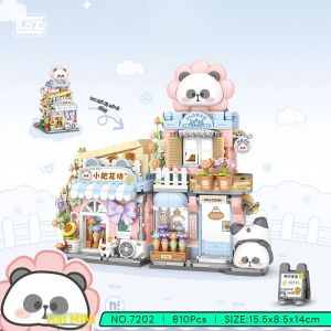 Loz | Khối Xây Dựng Gấp Gọn Hình Nhà Panda