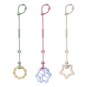 Color Kids Silicone Pacifier Clips Dummy Chain Holder Newborn Soother Chains Nipple Holder Teething Toy High Chair Accessories