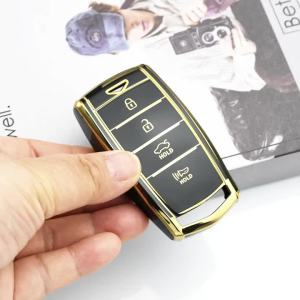 4 Bottons TPU Car Smart Key For HYUNDAI 2020 Genesis G70 G80 EQ900 G90 Case Cover Auto Key Fob Shell Protector Accessories
