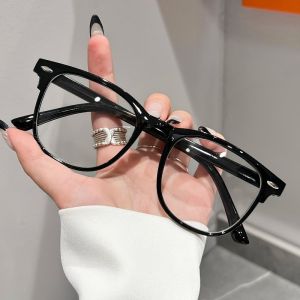 1pcs Ladies Square Campus Style Fashionable Anti Blue Light Glasses Suitable for Daily Office And
