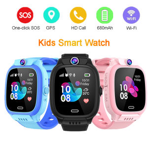 Đồng Hồ Thông Minh Đồng Hồ Thông Minh Cho Trẻ Em Bé Trai Và Bé Gái Có GPS Trò Chơi Thiết Bị Theo Dõi Trẻ Em Cuộc Gọi Điện Thoại Cuộc Gọi Video Màu Hồng/Xanh Dương/Đen