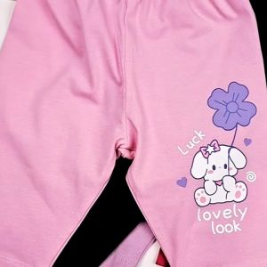 Quần legging lửng bé gái quần cho bé gái 15-43kg cotton 4 chiều co giãn tốt