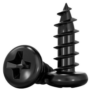 TIANZHUOJINSHU | Hardened Black Zinc-Coated Crosshead Self-Tapping Screws