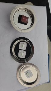ON/OFF BUTTON SWITCH 95MM WITH BASE SUITABLE FOR ALL CAR LORRY BUS TRUCK MARINE