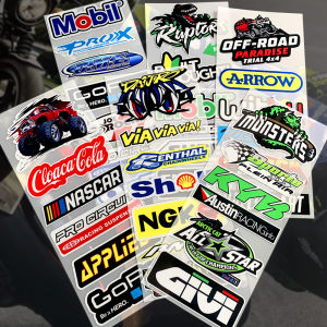 1 Bộ phản quang Hông Xe Máy Dây đeo mũ bảo hiểm khi đi xe đạp Sticker mát yếu tố trang trí nhãn dán chống thấm nước cho KTM YAMAHA Honda Suzuki Ducati BMW Kawasaki